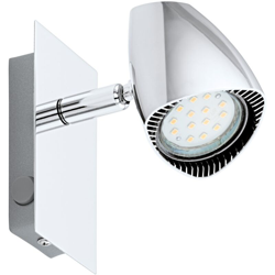 Eglo - CORBERA FARETTO CON PULSANTE 3W GU10 CROMO en oferta