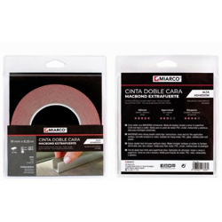Nastro biadesivo ad alta aderenza Macbond 19 mm x 8,25 m - Miarco en oferta