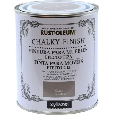 Vernice effetto gesso Chalk Paint Rust-Oleum Xylazel | 750 mL - 808 Cocoa - 808 Cocoa