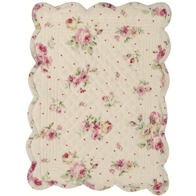 Tovaglietta Americana Trapuntata Shabby Chic Elegante Provenzale Blanc Mariclò