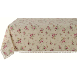Tovaglia Shabby Chic con Pizzo Floreale Avorio Rose Provenzale - Blanc Mariclò características