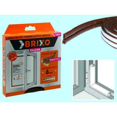 Elettroservice - BRIXO PARAFREDDO TERMOPLASTICO ADESIVO BIANCO 6M 273022