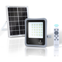 Faretto Led da esterno 300W Bianco Freddo 6500K ad alimentazione solare con telecomando en oferta