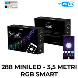 Tenda luminosa Smart Tuya da 288 Led 3,5 metri WIFI da RGB características