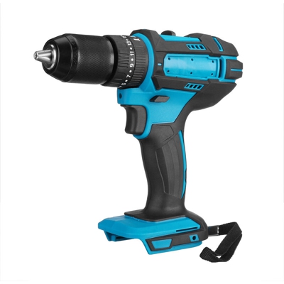 Drillpro - Trapano a percussione elettrico a batteria ricaricabile 3 in 1 da 18 V Batteria non inclusa