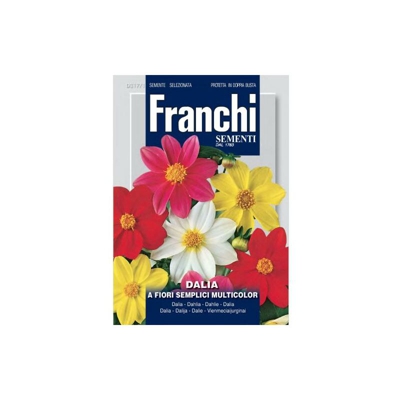 Franchi Sementi - SEMI FRANCHI DALIA A FIORI SEMPLICI MULTICOLOR