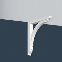 Mensola Decor GB03 XTERIO Console elemento decorativo design classico bianco - Orac precio