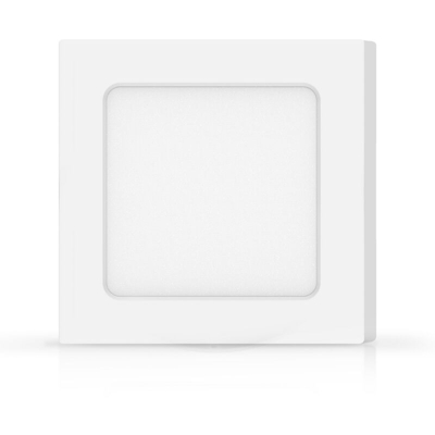 Aigostar - Plafoniera Led 6W Bianca Applique Quadrato Bianco Caldo 3000K