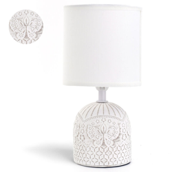 Abat jour Butterfly lampada da tavolo E14 bianca precio