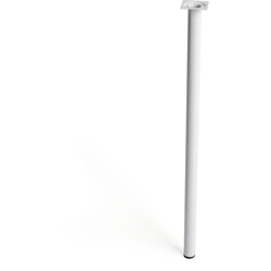 gamba cilindrica stile moderno per tavoli. Altezza di 70 cm. Realizzata in acciaio con finitura bianco. Per il bricolage e il DIY. Misure 3x3x70cm precio