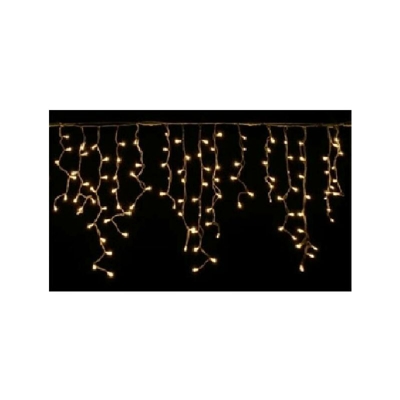 Giocoplast Tenda Natalizia Sfalsata Lucciolona 160 Led Bianco Caldo 14409958