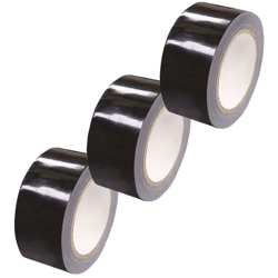 Nastro adesivo Americano telato per riparazioni 25/50 metri in 3 colori Colore - Nero, Lunghezza - 50 Metri en oferta