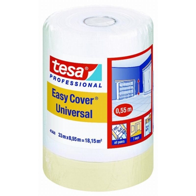 04368-00012-01 Pellicola di protezione per superfici Easy Cover® (L x L) 33 m x 55 cm 1 pz. - Tesa