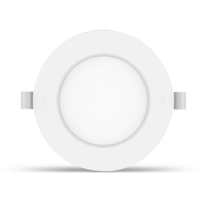 Aigostar - Faretto Led da incasso 4W Tondo cornice bianca slim Bianco Caldo 3000K