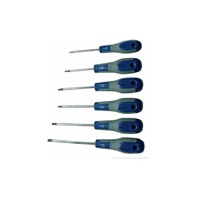 BP245106 Giraviti Torx 6 Pezzi, Blu, 2 unità - Max-power
