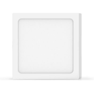 Aigostar - Plafoniera Led 18W Bianca Applique Quadrato Bianco Caldo 3000K