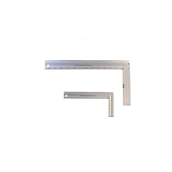 Coppia Squadra-Squadratrice In Alluminio Kit 2 Pezzi Con Bolla E Angolo 45° en oferta