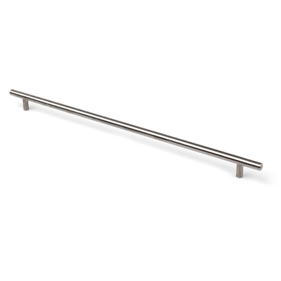 Maniglia stile contemporaneo , Acciaio, Inox Satinato, 430mm interasse. Marchio REI