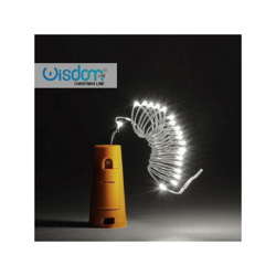 Stringa da 10 MicroLed per bottiglie a batteria 1 metro Bianco Freddo precio