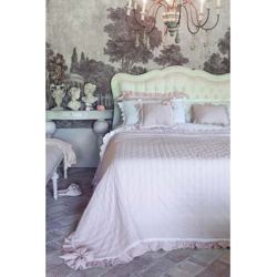 Boutis Matrimoniale Shabby Chic con Gala Pizzo Copriletto Elegante Colore: Rosa - Blanc Mariclò características