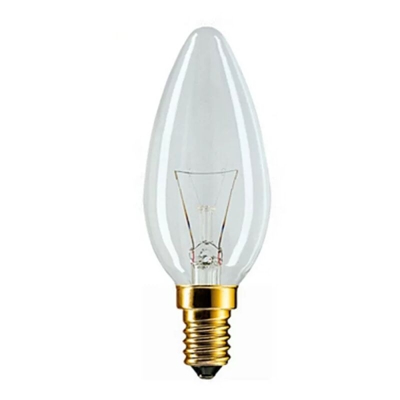 011.602 Lampadina 25W E14 - Incandescente candela - B35 - 2700K - Philips