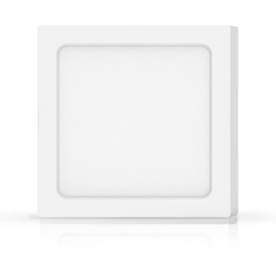 Aigostar - Plafoniera Led 12W Bianca Applique Quadrato Bianco Freddo 6500K