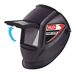 Casco saldatore vetro inattinico fisso 51x107mm maschera saldatura TIG MMA MIG/MAG - Valex en oferta