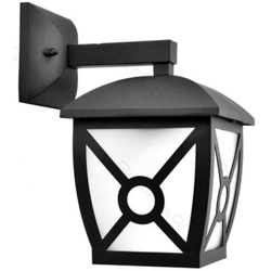 Applique esterno Estia nero IP44 1 x E27 precio