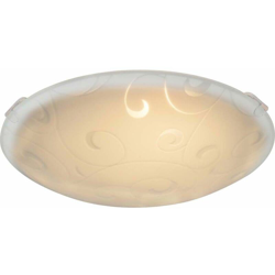 Di alta qualità 1-foglia da pranzo in vetro Lampada plafoniera camera arredamento Globo HOLLY I 40988 precio