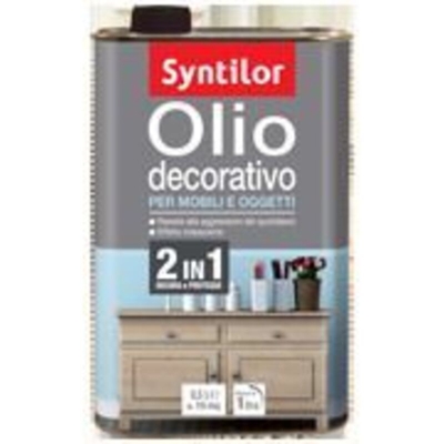 OLIO DECORATIVO PER MOBILI E OGGETTI 0,5 LT GRIGIO IRIDESCENTE - Syntilor