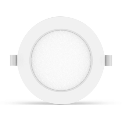 Aigostar - Faretto Led da incasso 6W Tondo cornice bianca slim Bianco Freddo 6500K