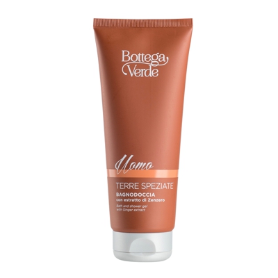 Terre speziate - Gel de baño y ducha con extracto de Jengibre (200 ml)