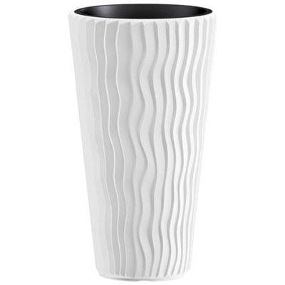 Vaso Da Fiori Con Un Contributo Di Sandy Slim Dpsp350 S449 - Bianco 37l