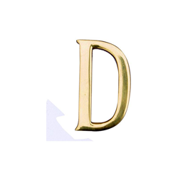 MASIDEF - LETTERA IN OTTONE LUCIDO 5cm 'D' precio