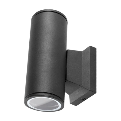Applique esterno Correggio nero impermeabile IP65 2 x GU10