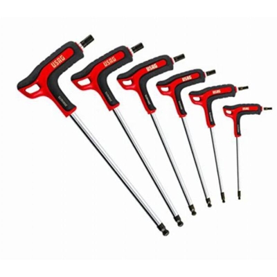 HGTS/SE6 SERIE DI 6 CHIAVI MASCHIO ESAGONALI TESTA SFERICA CON IMPUGNATURA - Usag