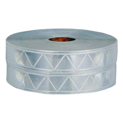Nastro riflettente in PVC Silver da cucire sui tessuti 25/50 mm Misura - 2,5cm x 5 Metri características