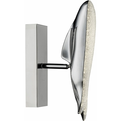 Faretti a parete a LED con ottica a forma di sfera di cristallo, soggiorno, lampada cromata mobile Globo 56131-11W