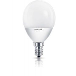 Philips S10YSF7E14B1 Lampadina a Risparmio Energetico, Sferica Smerigliata, 7W (Corrispondenti a 30W), Attacco Piccolo E14, Luce Bianca Calda [Classe precio