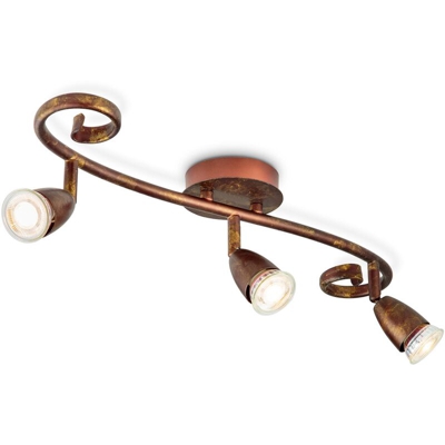 LED posto Curl bronzo 3x5,8W - Home Sweet Home