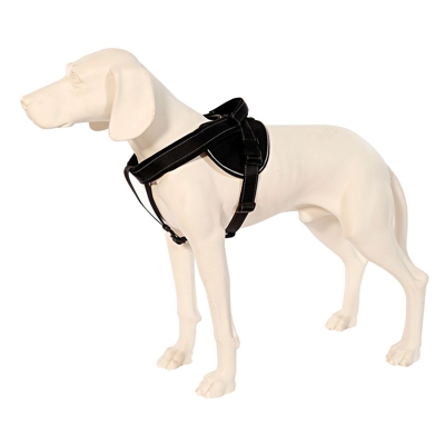 Pettorina Jockey con guinzaglio lungo - nero - 82 - 118 cm circ. torace