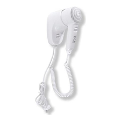 Asciugacapelli Phon Da Muro Bianco 1240 Watt Hotel Spogliatoi en oferta