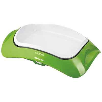 Griglia da Tavolo portatile Cuokì con Piastra in Ceramica Potenza 700 Watt Colore Verde