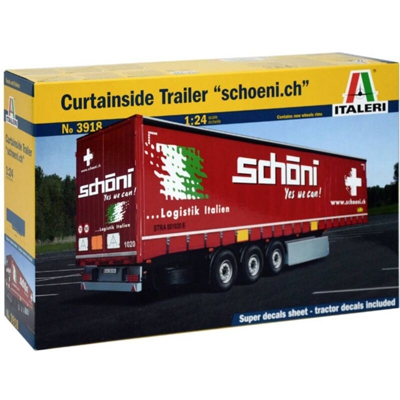 Camion in kit da costruire Italeri 3918 Planen-Auflieger 1:24
