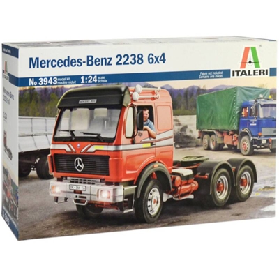Camion in kit da costruire 3943 Mercedes-Benz 2238 6x4 1:24 - Italeri