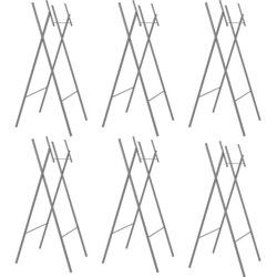 Gambe Tavolo Pieghevoli Argento in Acciaio Zincato vari pezzi modelli : 6 pz precio