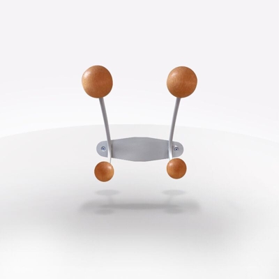 Cetof - APPENDINO A MURO 2 GANCI CM 21X11 E H 21