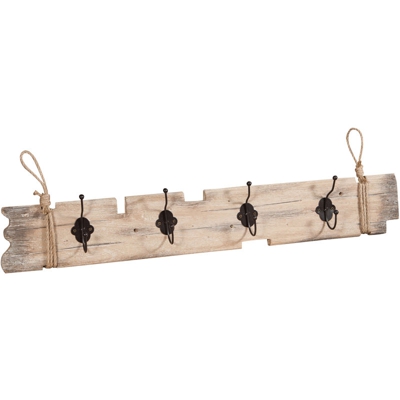 Attaccapanni Appendiabiti da Muro più Ganci per Ingresso Cappelliera a Parete