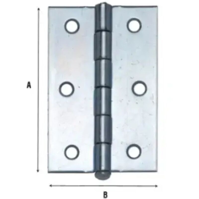 Aldeghi - CERNIERA ACCIAIO ZINCATO ART.840 mm 75 x 50