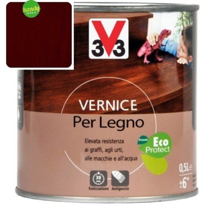 Vernice Per Legno Cera Cioccolata Lt0,50